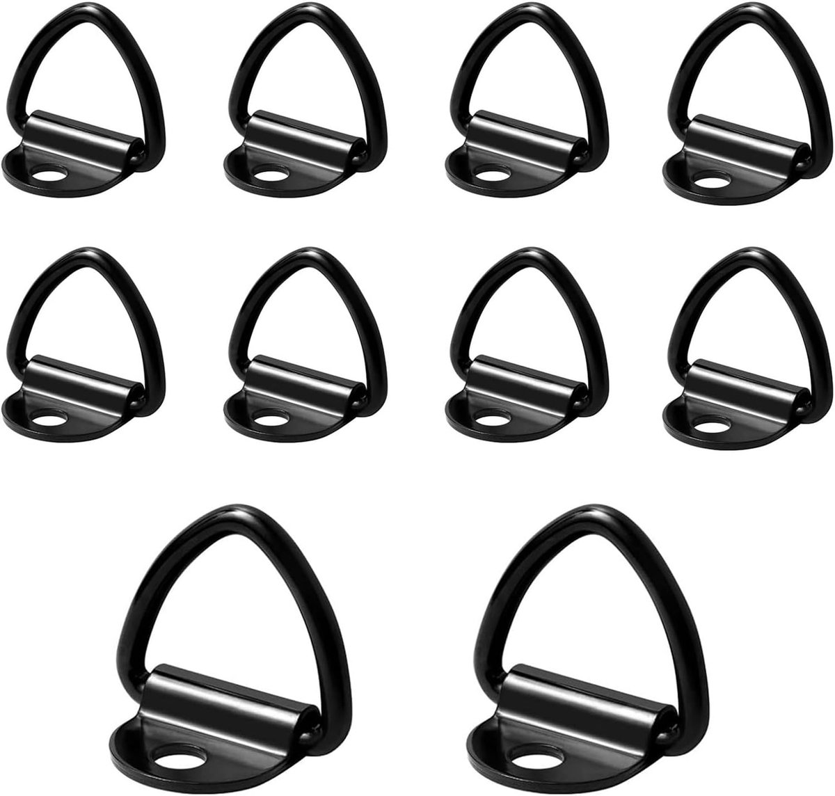 Lashing eyelets V-ring pack van 10 - roestvrij staal - zware belasting tot 400 kg - ShopVlot