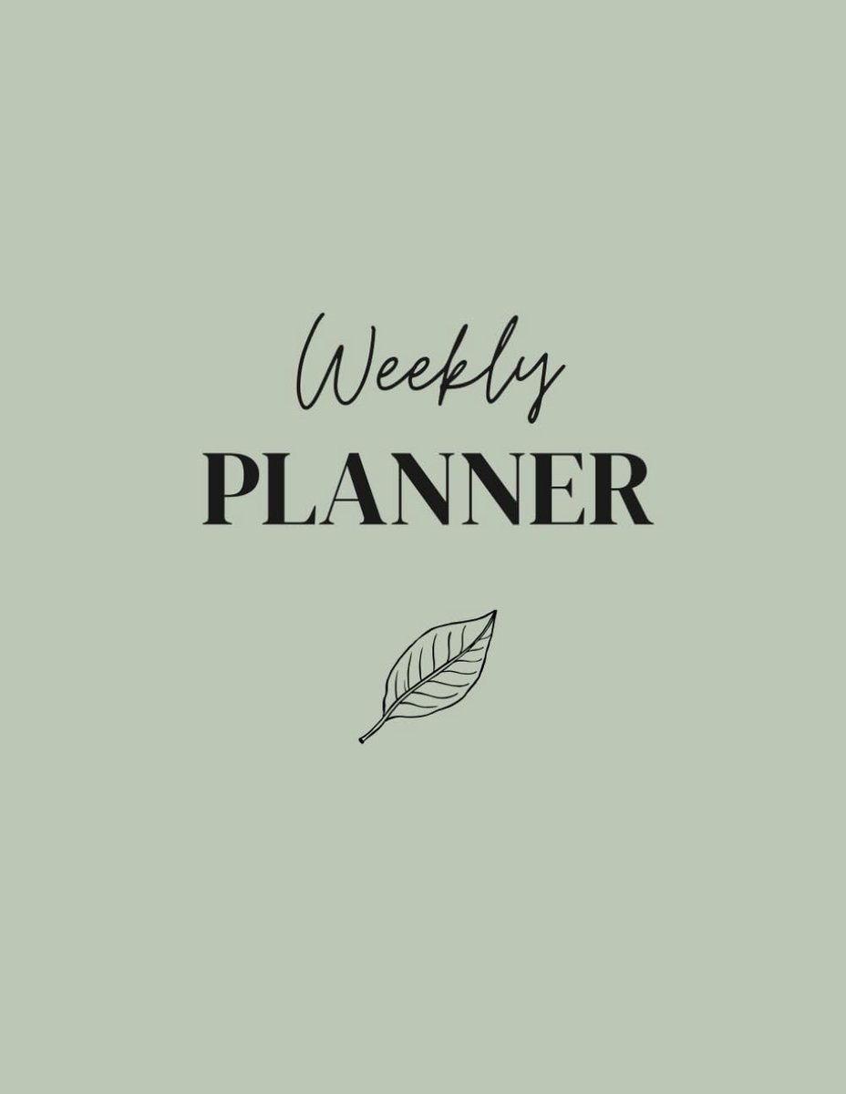 Thijox - Weekly Planner A5 | Weekplanner Organiseren, Doelen Stellen, Productiviteit Verhogen, Minimalistisch Ontwerp, 52 Weken, Perfect voor Thuis en