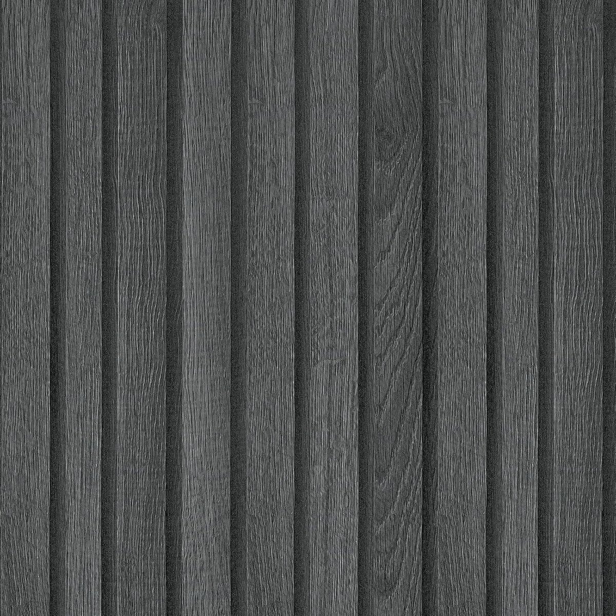 Wanddecoratie zwart houten panelen - 40cm x 800cm vinyl folie - 3D effect - vernieuw uw interieur - ShopVlot