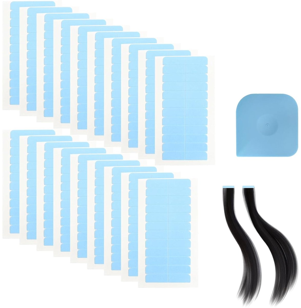 Haarextensions tape set 360-stuks - vervangende tape - sterke hechting - inclusief scraper - ShopVlot