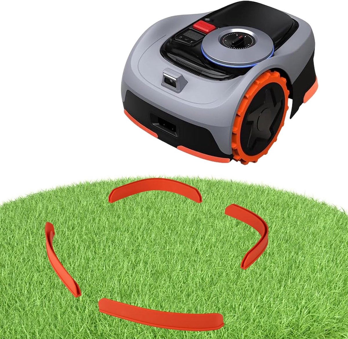Randbescherming voor Segway Navimow robotmaaier i105e/i108e - bumper - kras- en schokbestendig - eenvoudig te plaatsen - ShopVlot