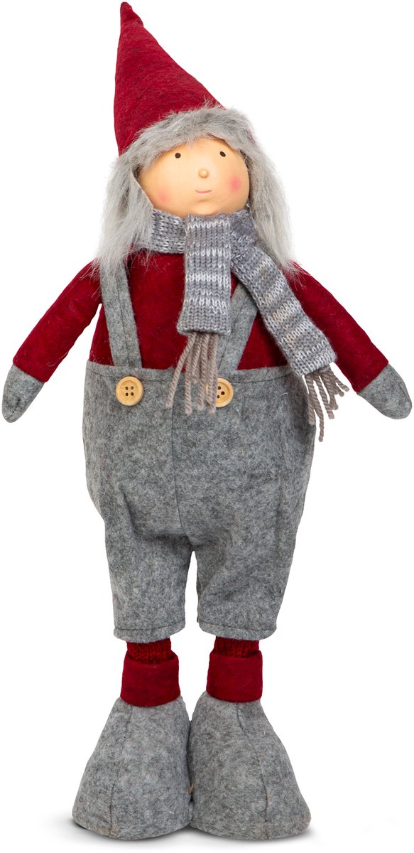 Kerst textiel elf figuur - 60 cm 1 Stuks [58367A]