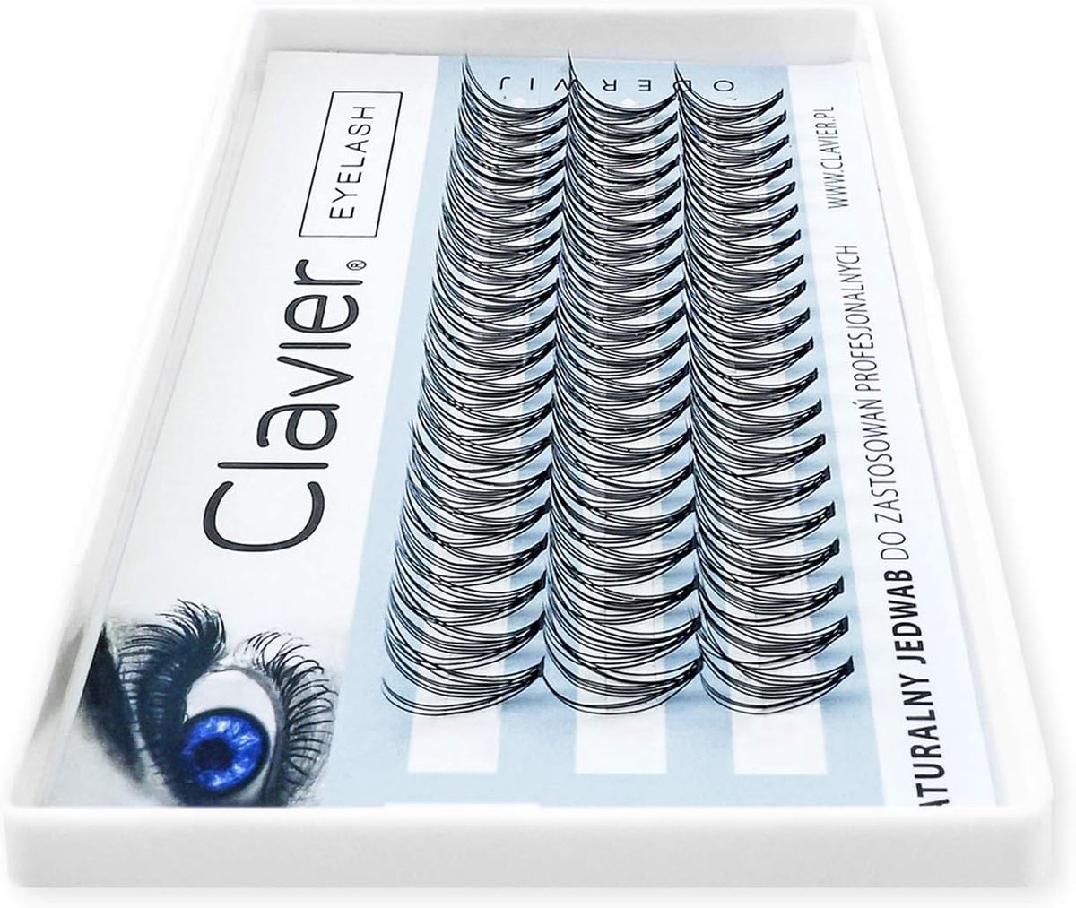 Ciglia di vera in ciuffi C-Curl Classic - diverse lengtes 8-14 mm - echte zijde - natuurlijk effect - ShopVlot