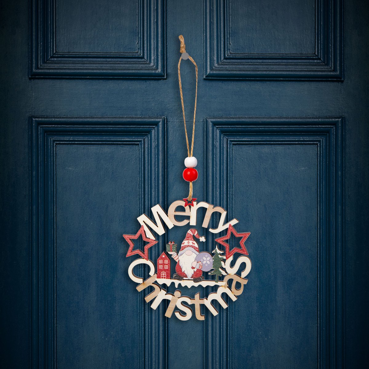 Kerstdecoratie - Houten, elf - 11 cm 1 Stuks [58548A]
