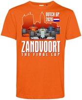 T-shirt Skyline Zandvoort 2026 | Formule 1 fan | Max Verstappen / Red Bull racing supporter | Oranje | maat XXL