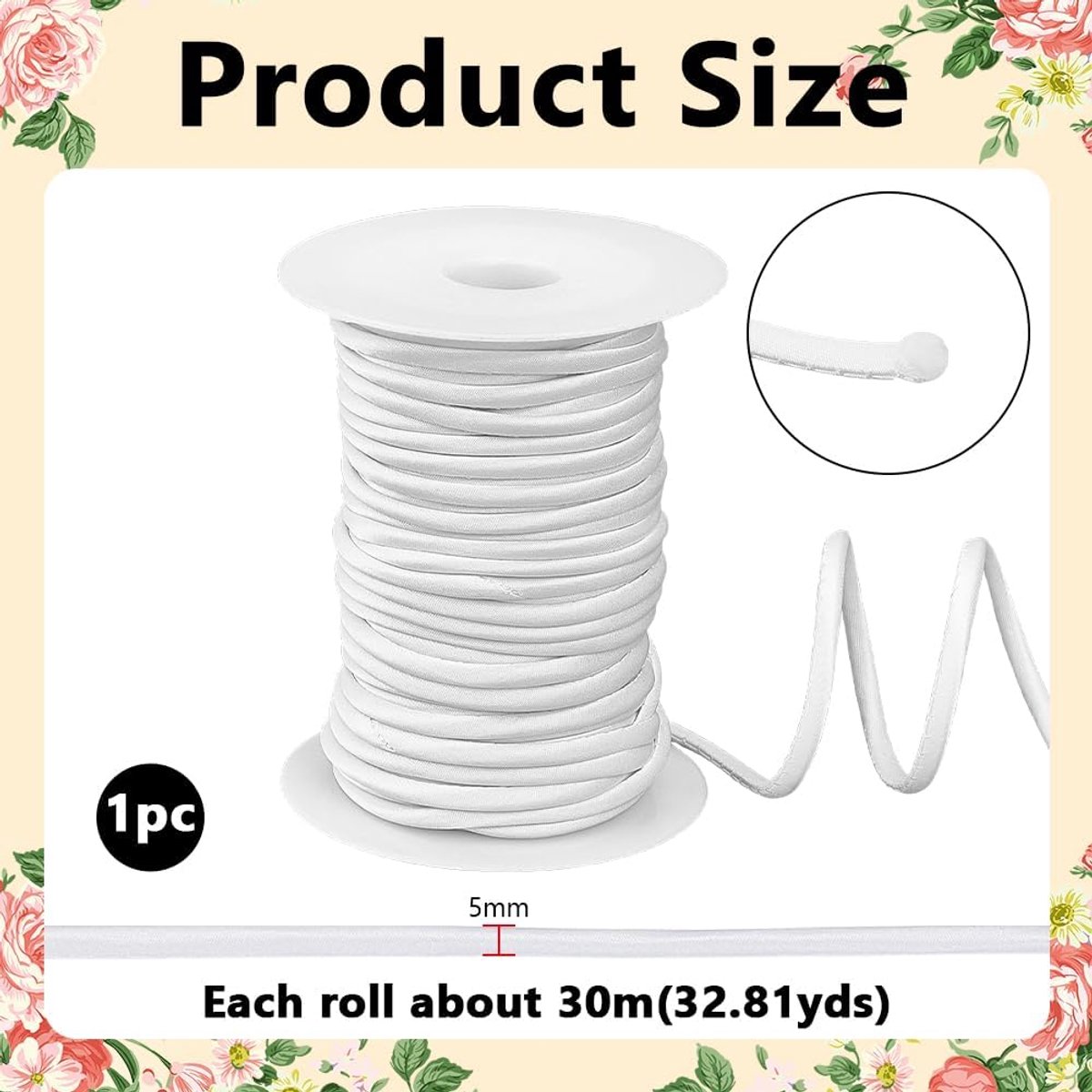 30 m Trouwjurk Rits Vervanging Verstelbare Korset Veters Polyester Corset Veters voor Trouwjurk DIY Bruidsjurk Maatwerk en Formele Evenement Jurk