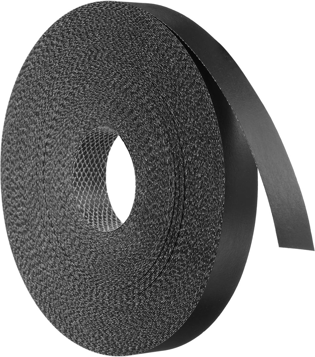 Rand voor houtfineer, 3/4 inch x 100 ft voor meubelreparatie, meubelrestauratie, zwart