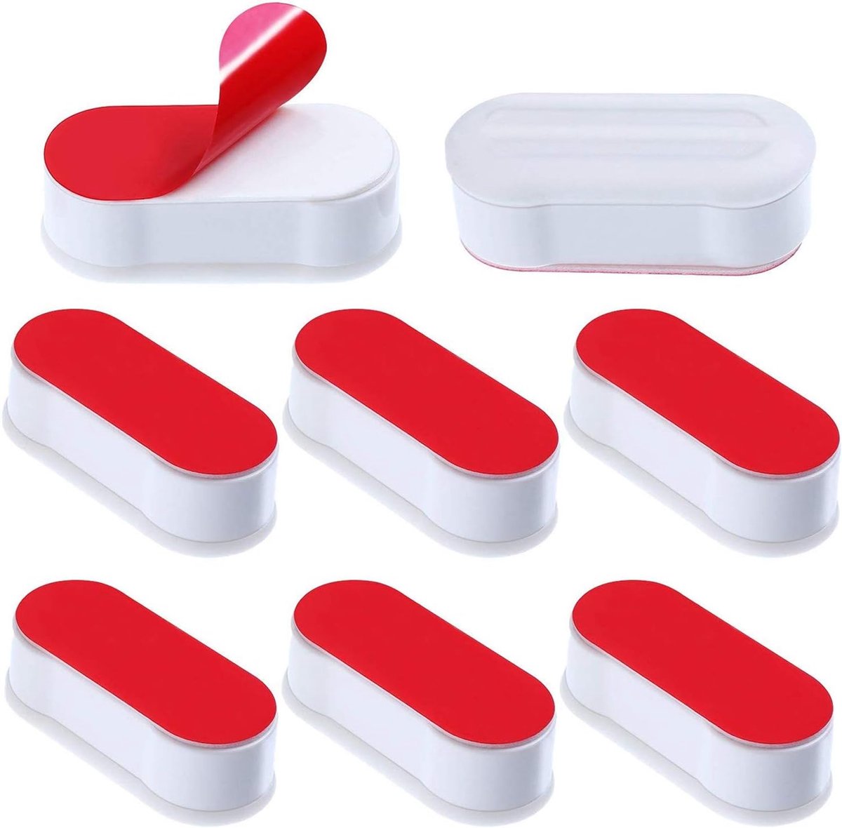 8 stuks wc-stoelbuffers universele stoelvervanging bumpers met sterke lijm