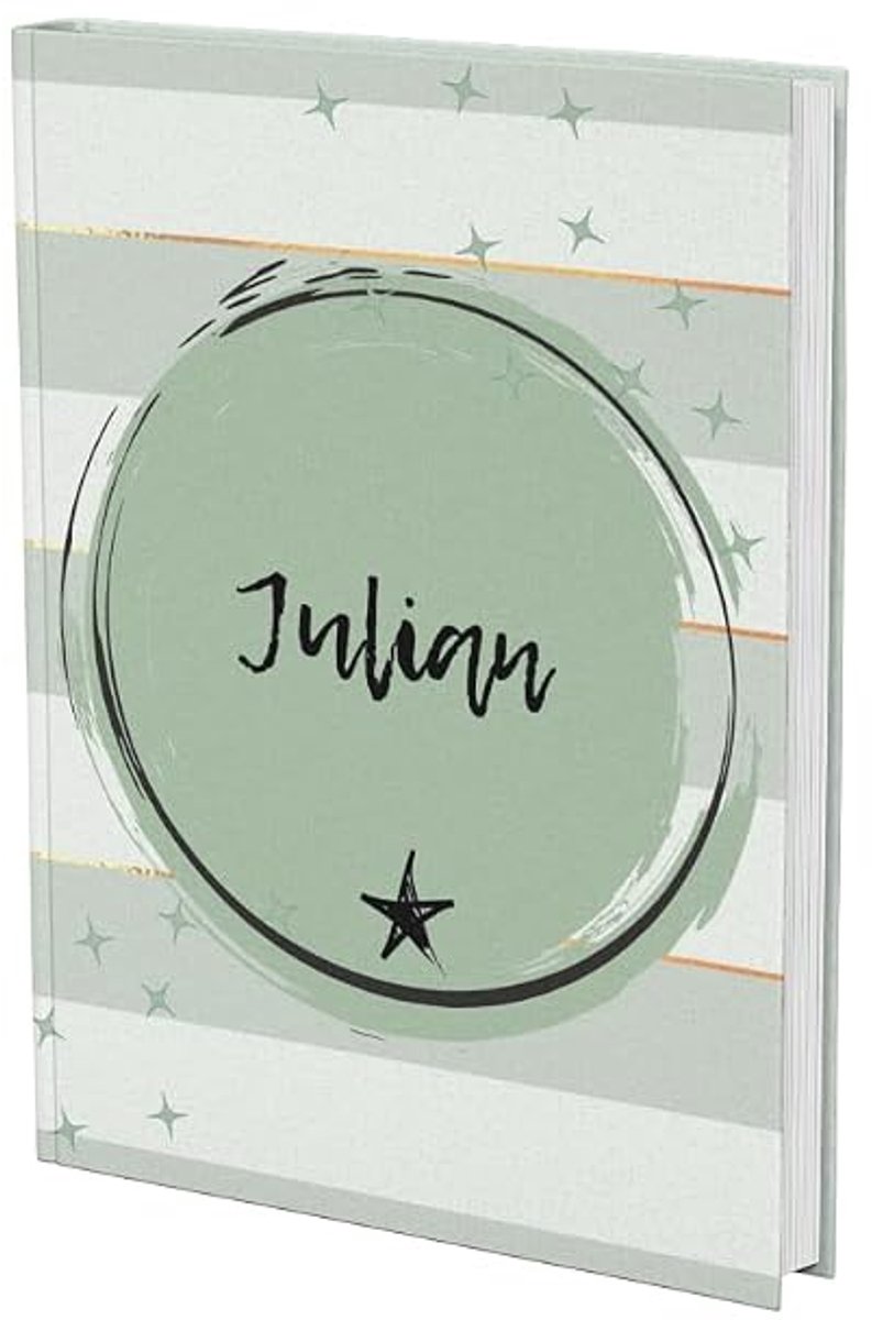 Notizbuch: Personalisiertes Buch Julian. Auch als Tagebuch oder Schreibheft geeignet. Als Geschenk für alle Männer oder Jungen perfekt.