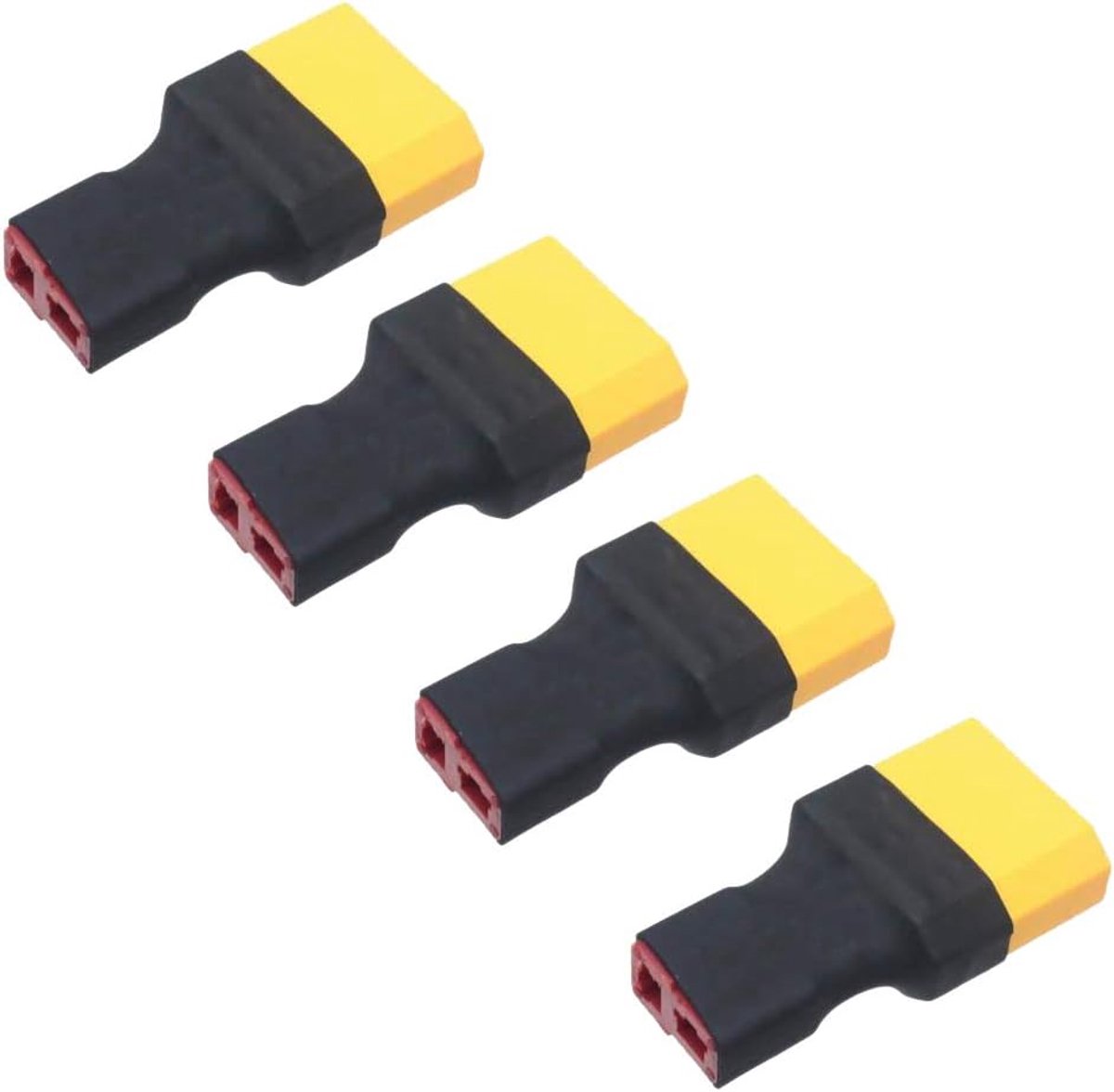 4-pack XT90 mannelijk naar Deans T-stekker stekker adapter voor RC Car Plane Lipo Battery ESC