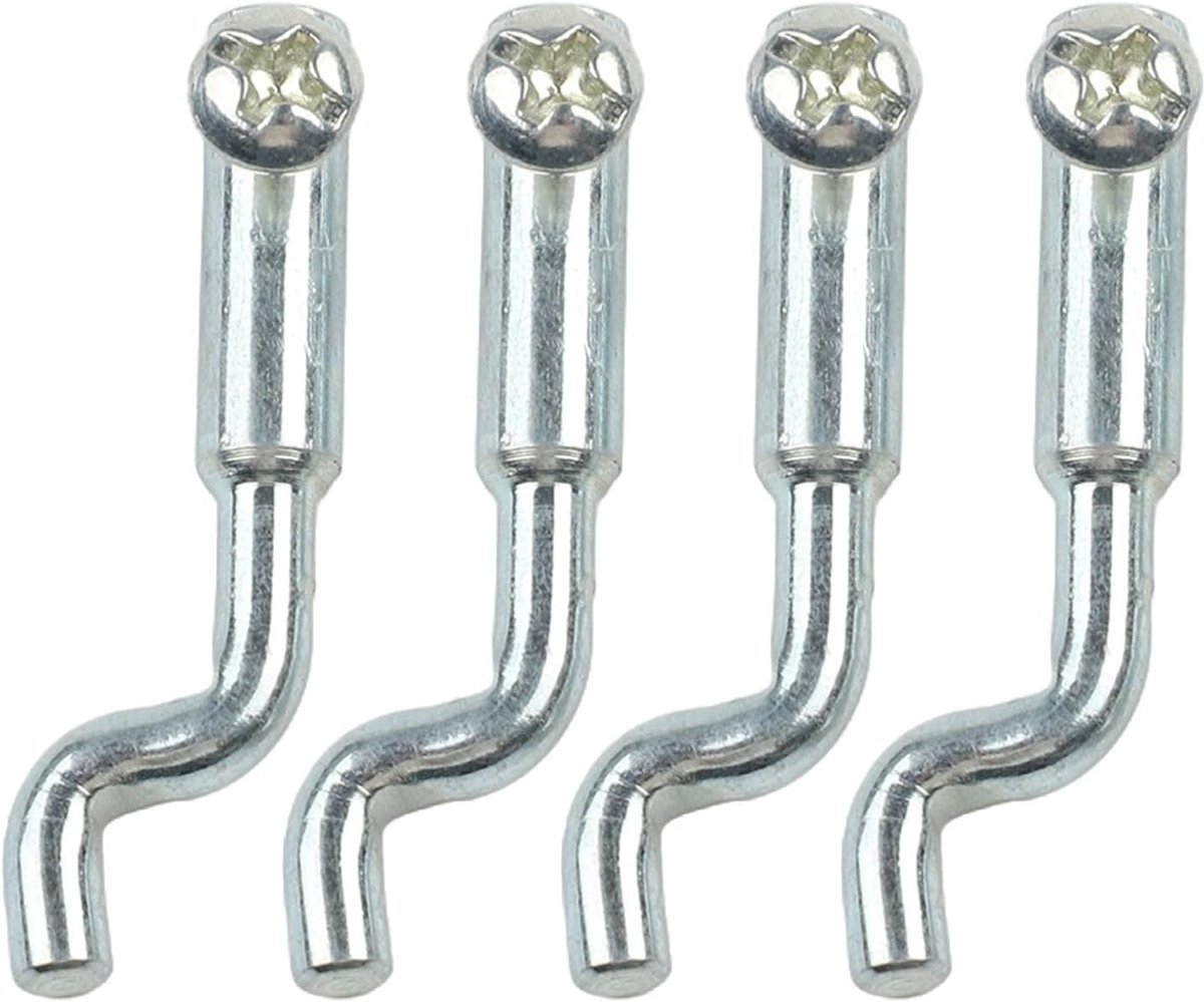 gaskabelklem, metalen Z-kabeleinde voor grasmaaiers, vervangende onderdelen, geschikt voor kabels van 2 mm (4 stuks)