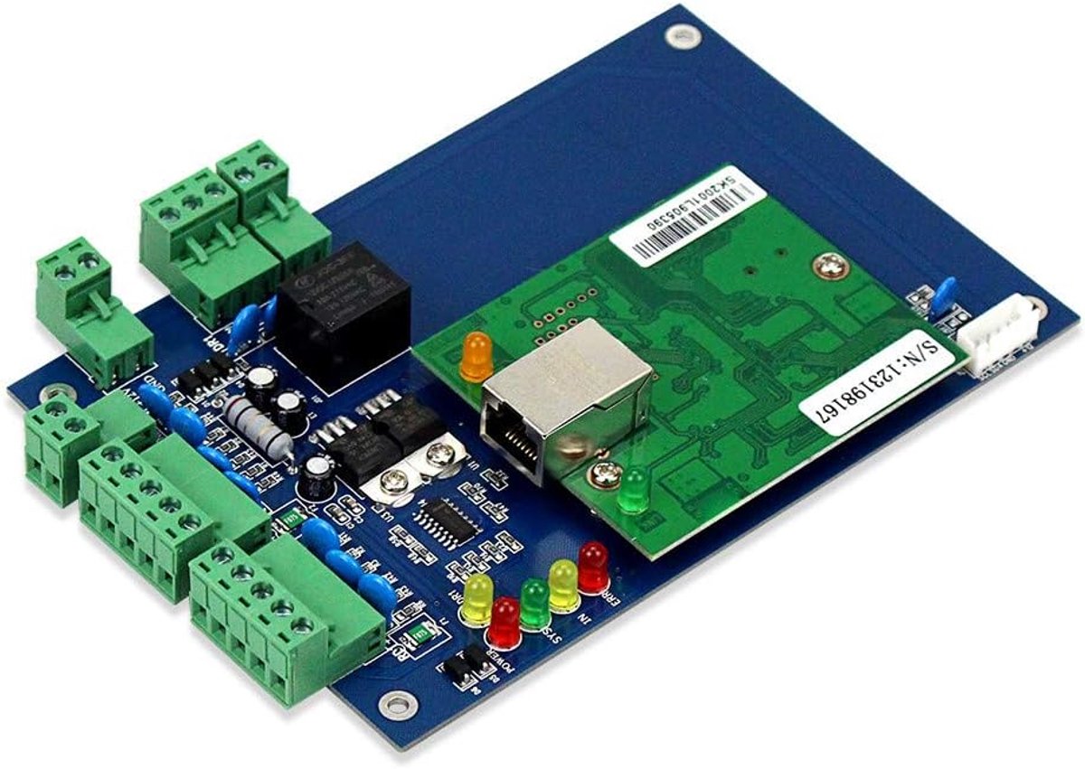 Uoweky L01-04 1 Deur Wiegand 26 TCP/IP Netwerk Toegangscontrole Board Panel RFID Office Controller