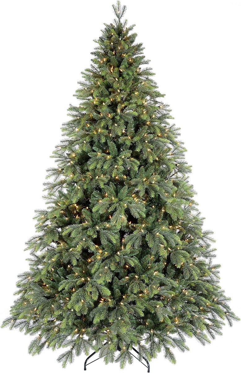 Kerstboom 150cm - LED verlichting - Volle en natuurlijke uitstraling - Gemakkelijk op te zetten - SnelShoppen