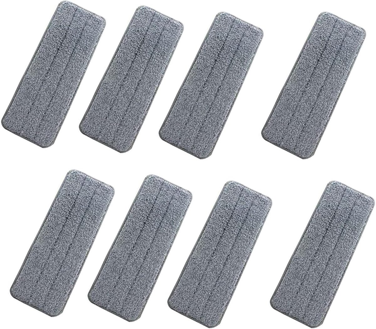 8 Stuks Spray Mop Vervangende Kop, Spray Mop Pads Reusable, Moppads, voor de Meeste Vlakke Harde Oppervlakken, Massief Houten Vloeren, Bamboe Vloeren, Laminaatvloeren, Tegelvloeren