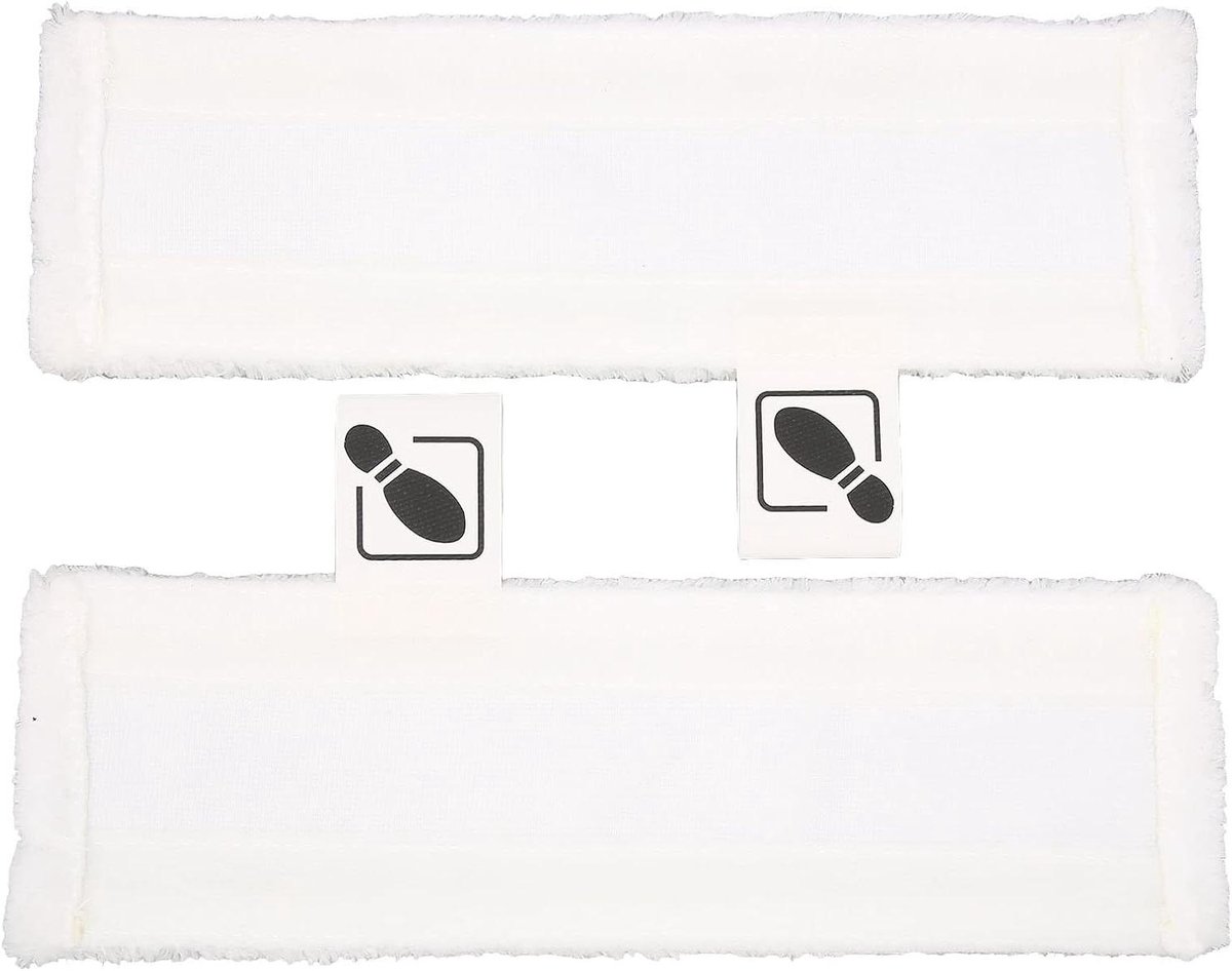 Stoomreiniger Mop Pads - Vervangende Pads - Vloeren Reinigen - Krachtige Reiniging - 2 STUKS - Grijs