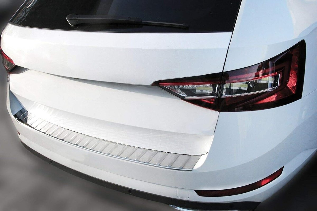 roestvrij staal, chroom, compatibel met Skoda Superb III Combi, vanaf 2015 - afschuining 107c, premium kwaliteit van RECAMBO