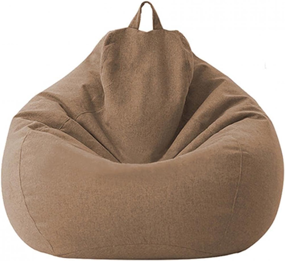 Stoelhoes zonder vulling – stoelhoes, bankovertrek en bankovertrek voor volwassenen en kinderen, bruin, 80 x 90 cm