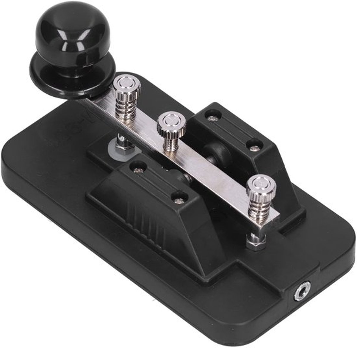 Morsecodesleutel, Professionele Morsecode CW Telegraph Straight Key DIY Telegraph Tapper Manual CW Practice Tool Trainer met Zoemer en Gesproken Aanwijzingen voor Fysiek Onderwijs