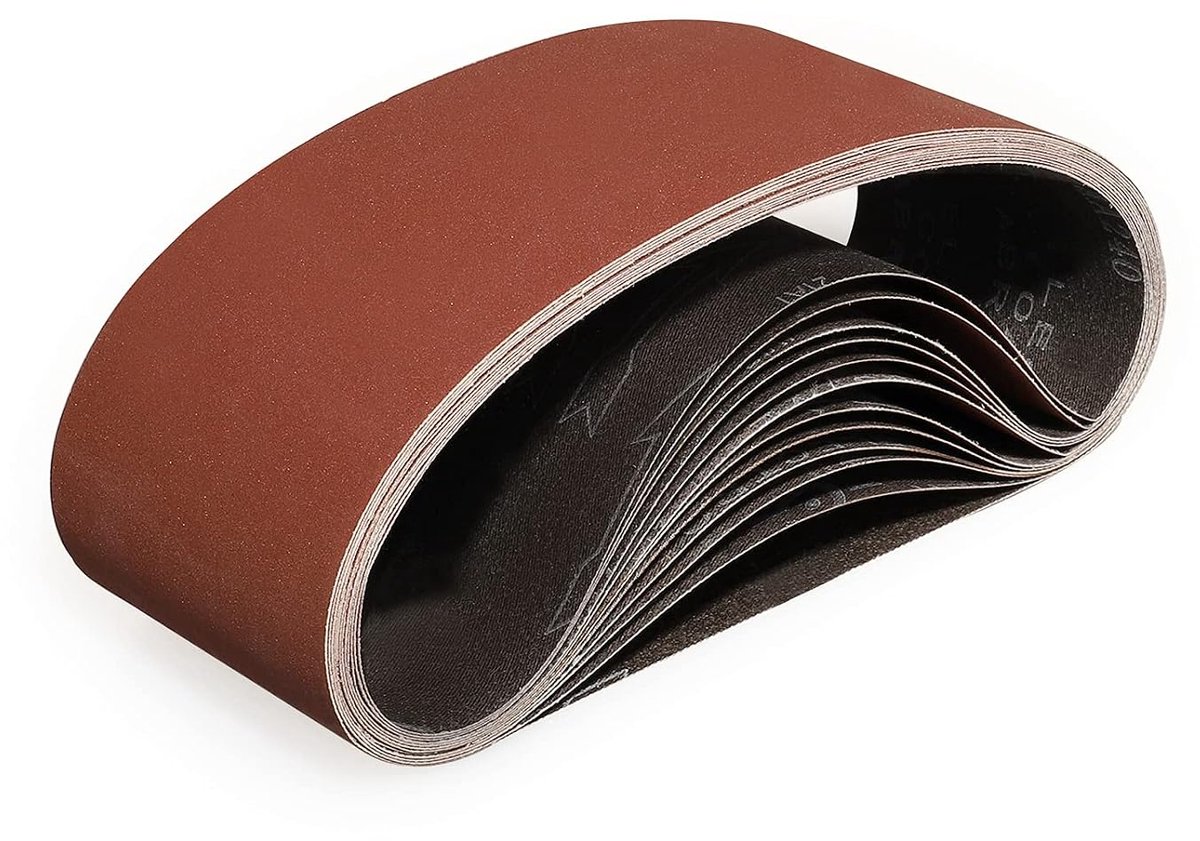 Schuurband 100 x 610 mm - 400 korrel - aluminiumoxide - voor professioneel schuren van meubels - ShopVlot