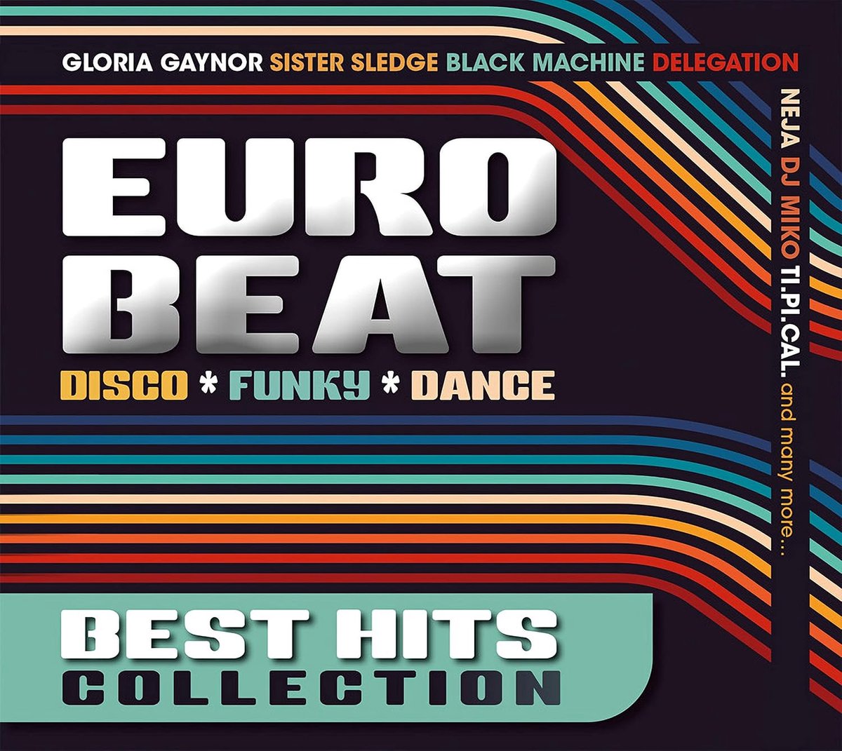 4 CD Eurobeat collectie - Disco, funky & dance - Best hits met Gloria Gaynor & Sister Sledge - Perfect voor feesten - ShopVlot