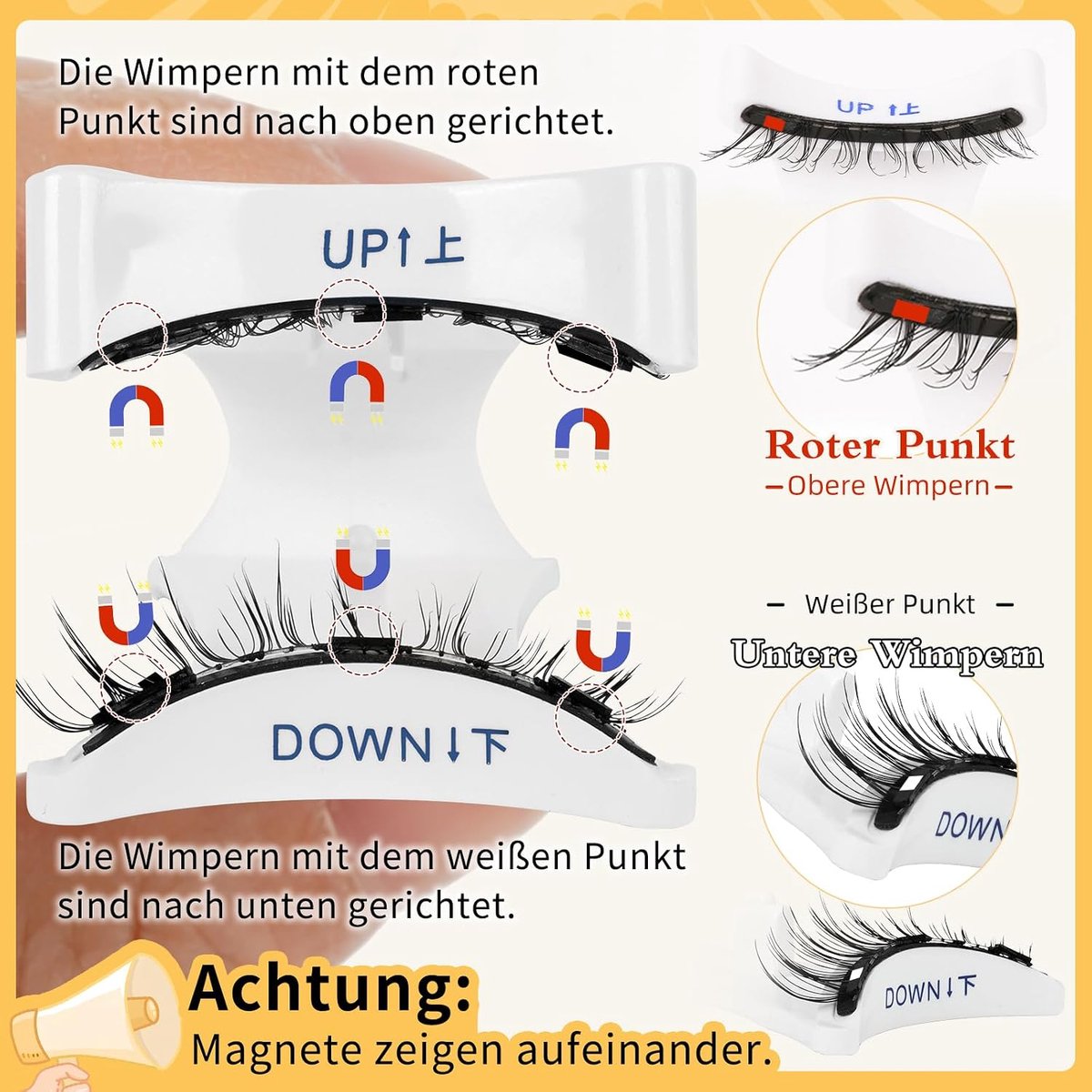 Magnetische Wimpers Set - Natuurlijke Uiterlijk - Inclusief Applicator - Eenvoudig Aan te Brengen in 1 Minuut - ShopVlot