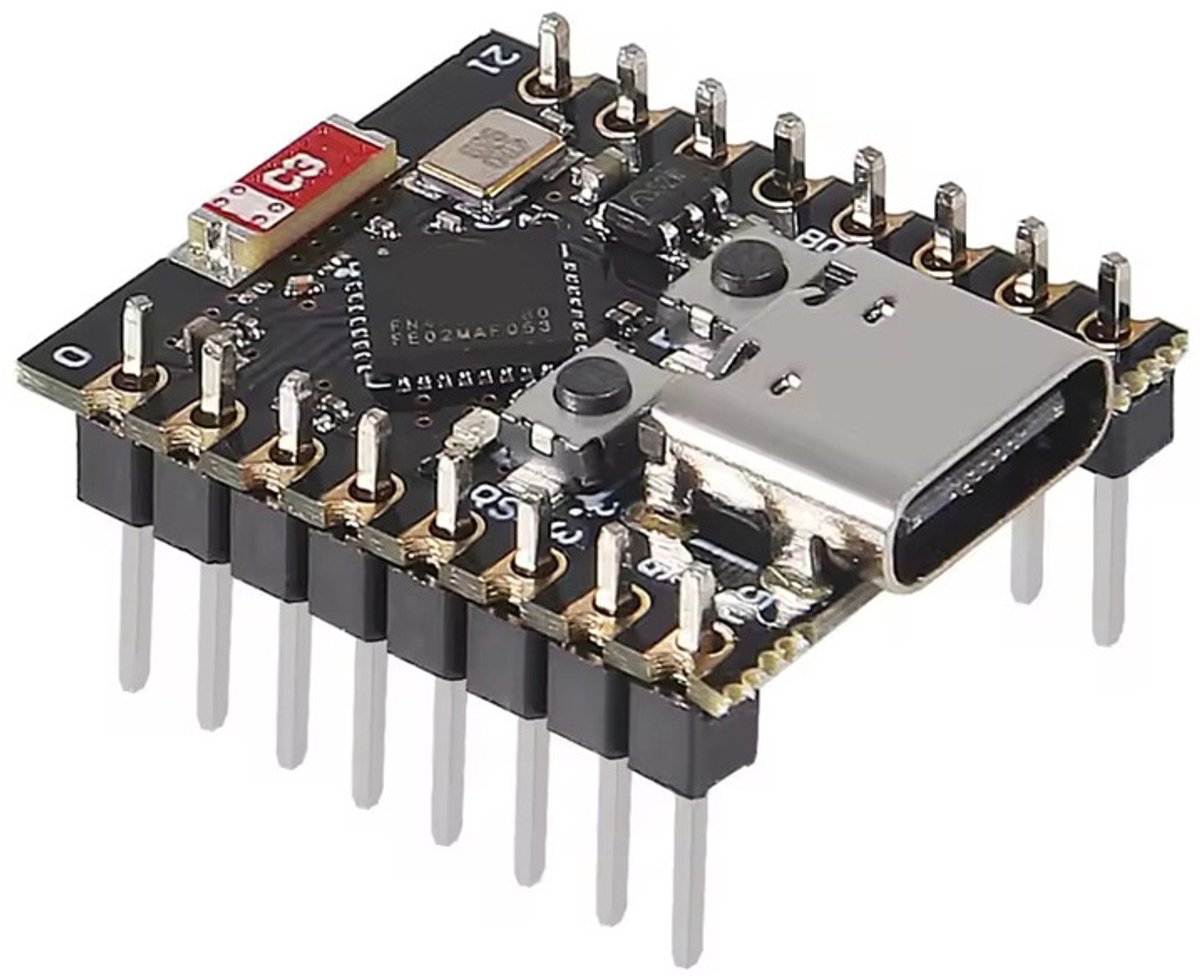 ESP32-C3 Development Board met USB-C en Voorgemonteerde Pinheaders