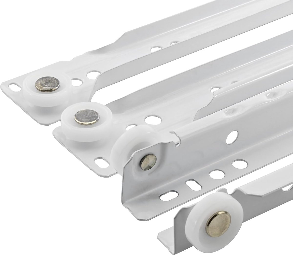 Ladescharnieren 250mm - Stalen rails - Laadvermogen 30 kg - Geschikt voor meubels - ShopVlot