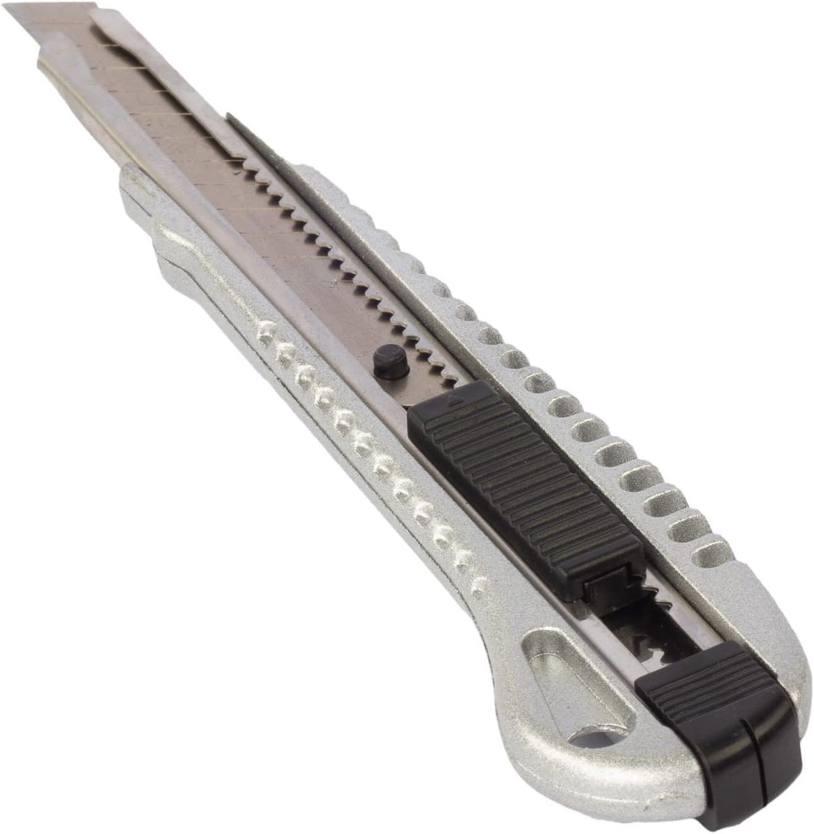 Cutter mes 48 stuks - aluminium snijmes - ergonomisch ontwerp - geschikt voor links- en rechtshandigen - ShopVlot