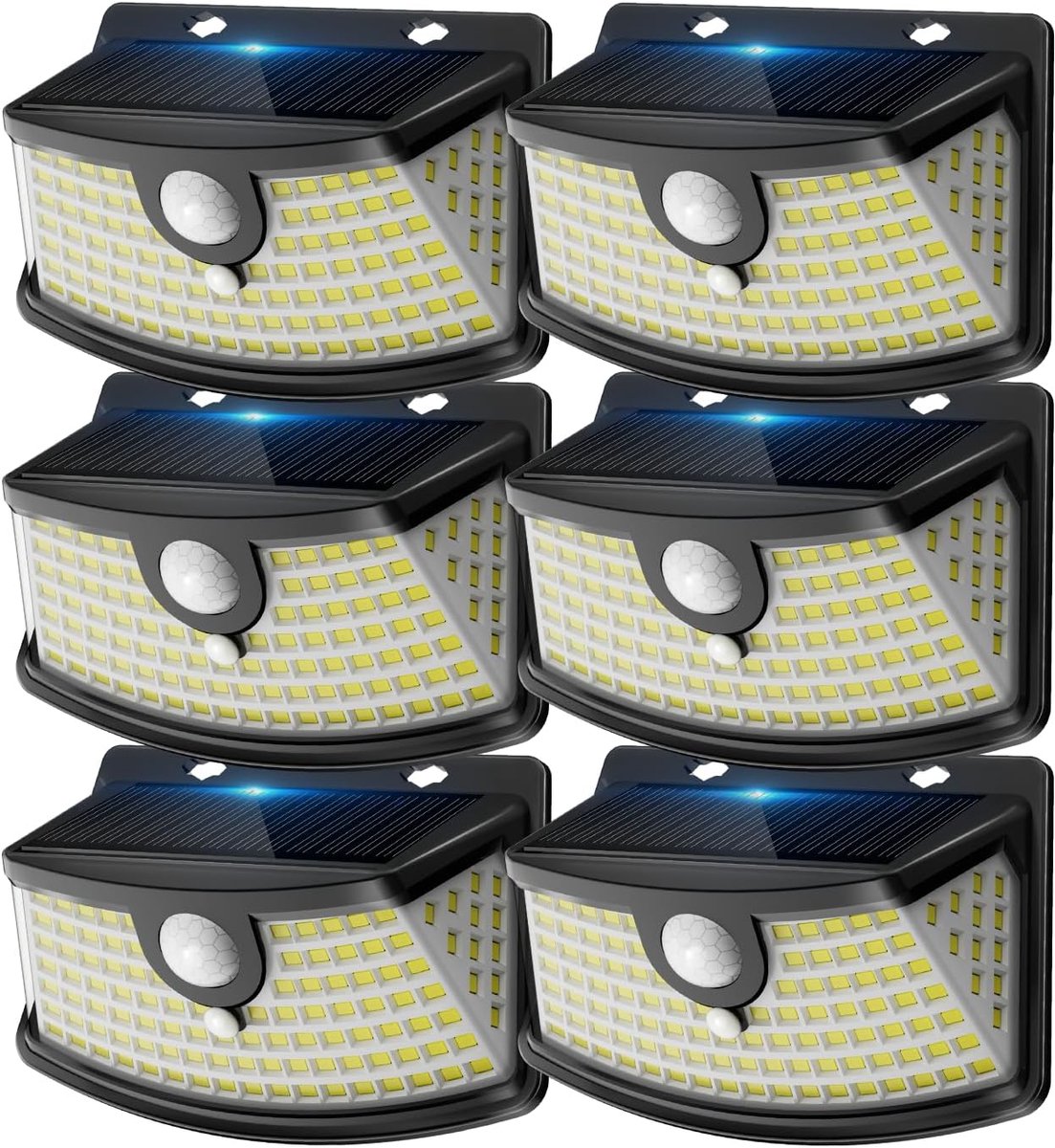 Solar lamp buiten met bewegingssensor - 120 LED - IP65 waterdicht - Tuinverlichting voor extra veiligheid - ShopVlot