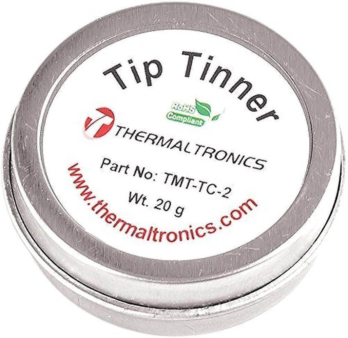 Tip tinner 20g - loodvrije formule - verwijdert oxidatie - snel reinigen van soldeerpunt - ShopVlot