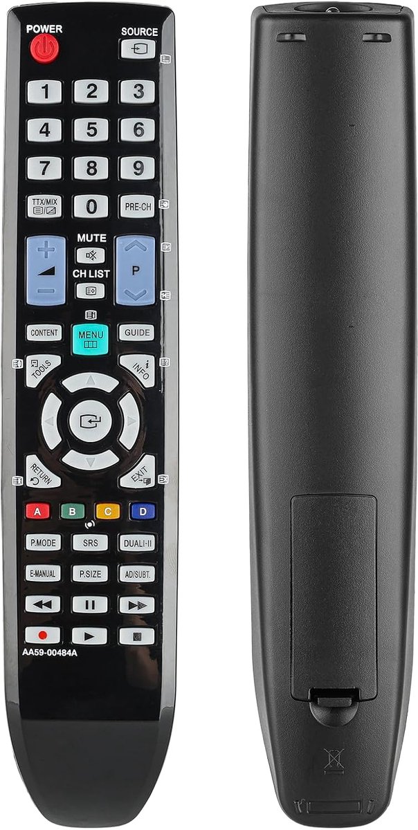Afstandsbediening voor Samsung TV - Vervangingscontroller - Geschikt voor diverse modellen - Eenvoudig in gebruik - ShopVlot