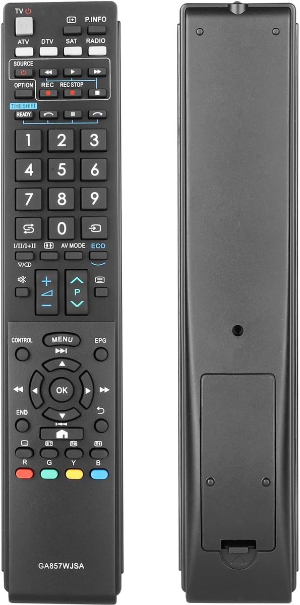 Afstandsbediening voor Sharp TV - Vervangende controller - Compatibel met meerdere modellen - Perfecte vervanging - ShopVlot