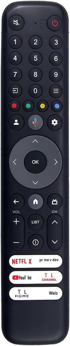Afstandsbediening RC833 - Infrarood - Geschikt voor TCL TV modellen - Eenvoudig in gebruik - ShopVlot