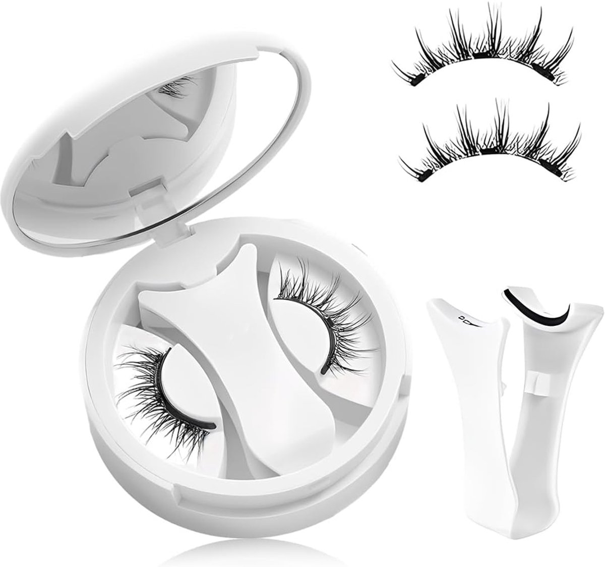 Magnetische wimpers - natuurlijke look - herbruikbaar - eenvoudig aan te brengen - ShopVlot