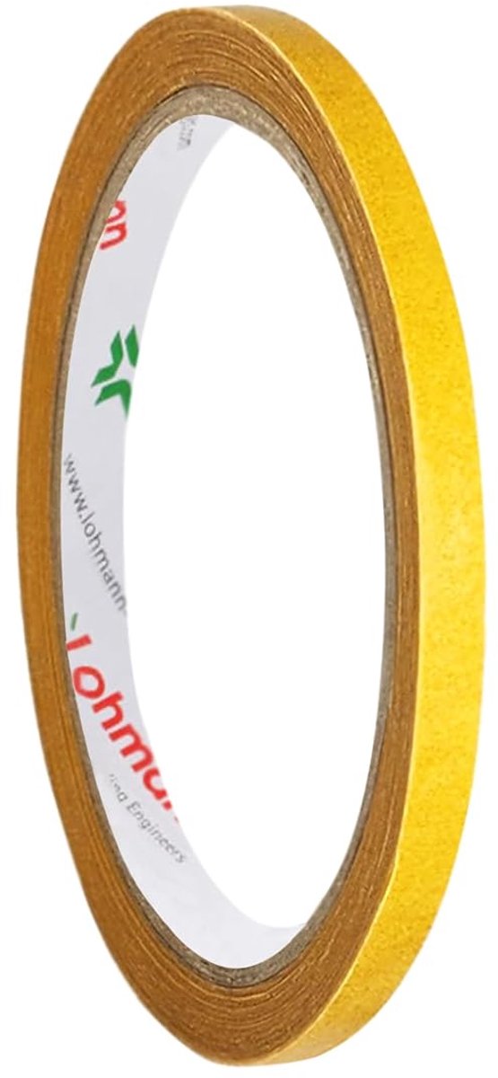 Dubbelzijdige tape 9 mm x 10 m - universeel toepasbaar - sterke grip - ideaal voor papier en karton - ShopVlot