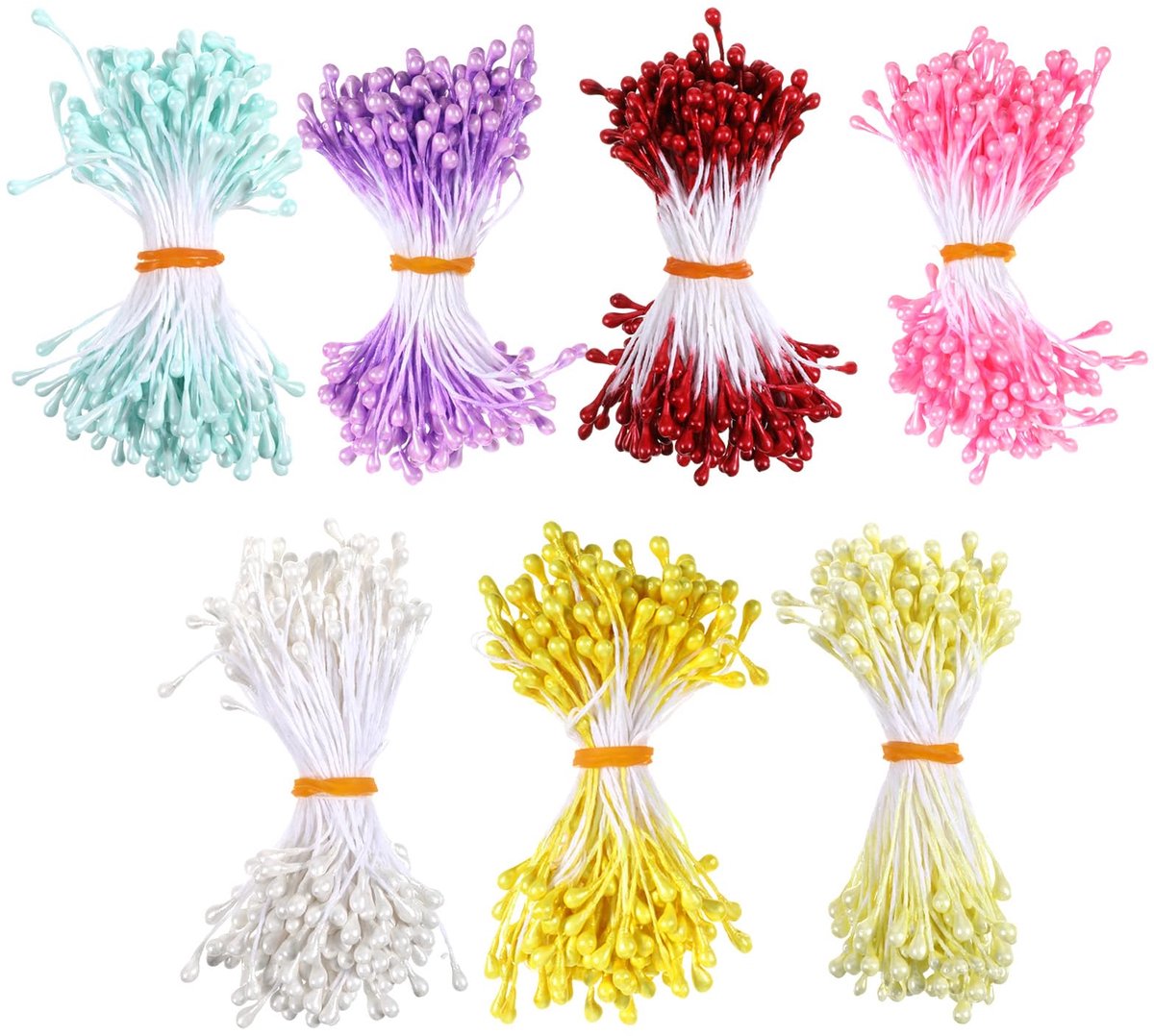 Bloem meeldraden 1050 stuks - handgemaakt - 3 mm - ideaal voor ambachten - ShopVlot