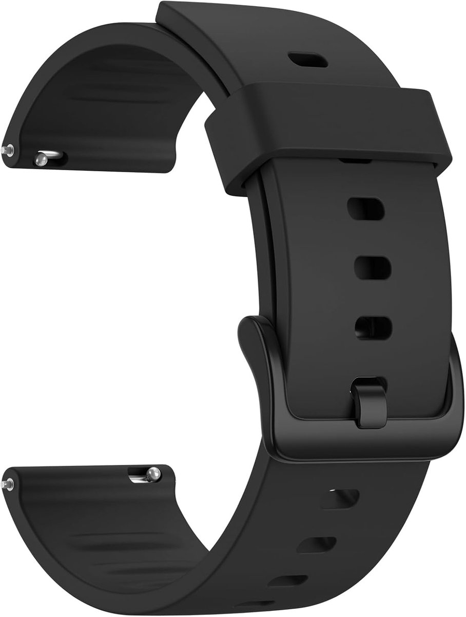 Vervangende horlogeband 22mm - siliconen - snelwisselsysteem - comfortabele fit - ShopVlot