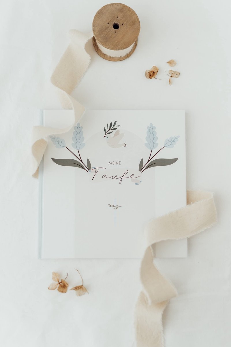 Gastenboek doop jongen - blauw - herinneringsalbum - vastleggen van mooie momenten - ShopVlot