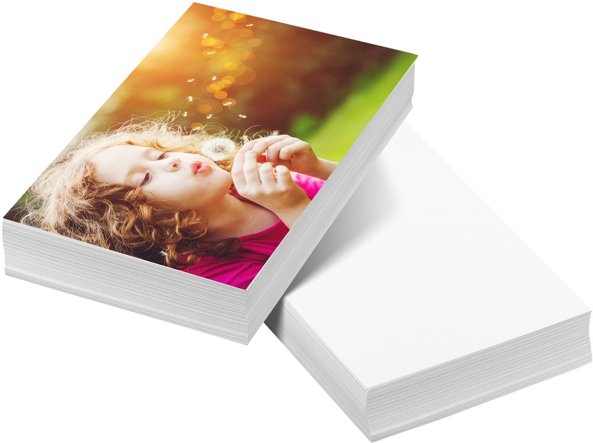 Fotopapier 10 x 15 cm - 200 vellen - 200 g/m² glanzend - perfect voor fotoafdrukken - ShopVlot