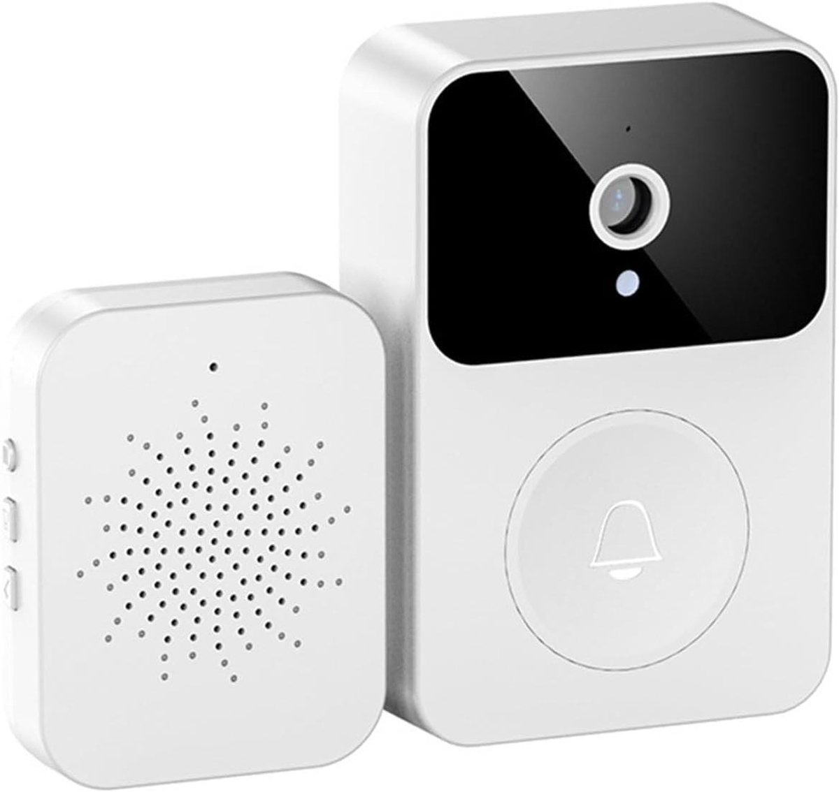 Slimme Deurbel - WiFi Camera - Thuis Monitoring - Stemvervormer - 365 Dagen Stand-by - Zwart