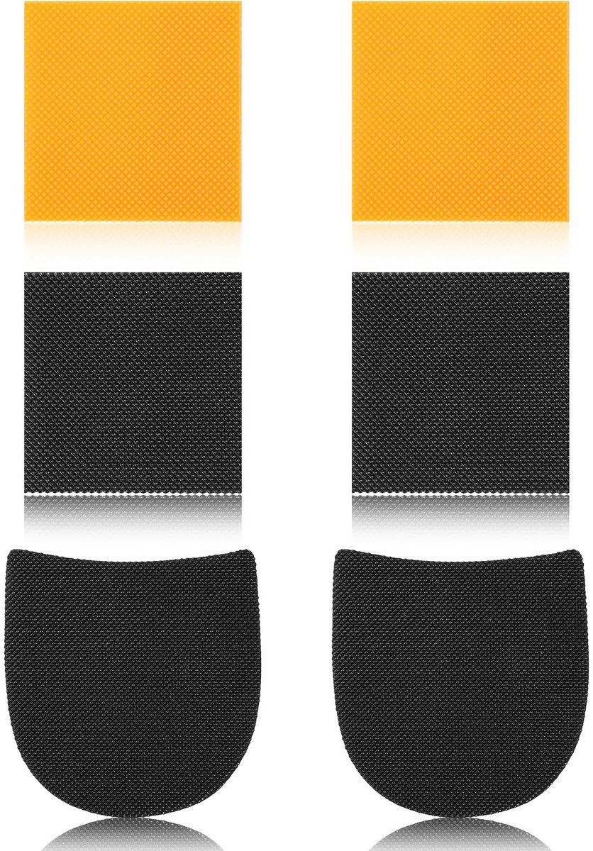 Dopenspi schoenhak-reparatiekussens 6 stuks - 3,5 mm rubber - antislip hakbeschermers - ShopVlot