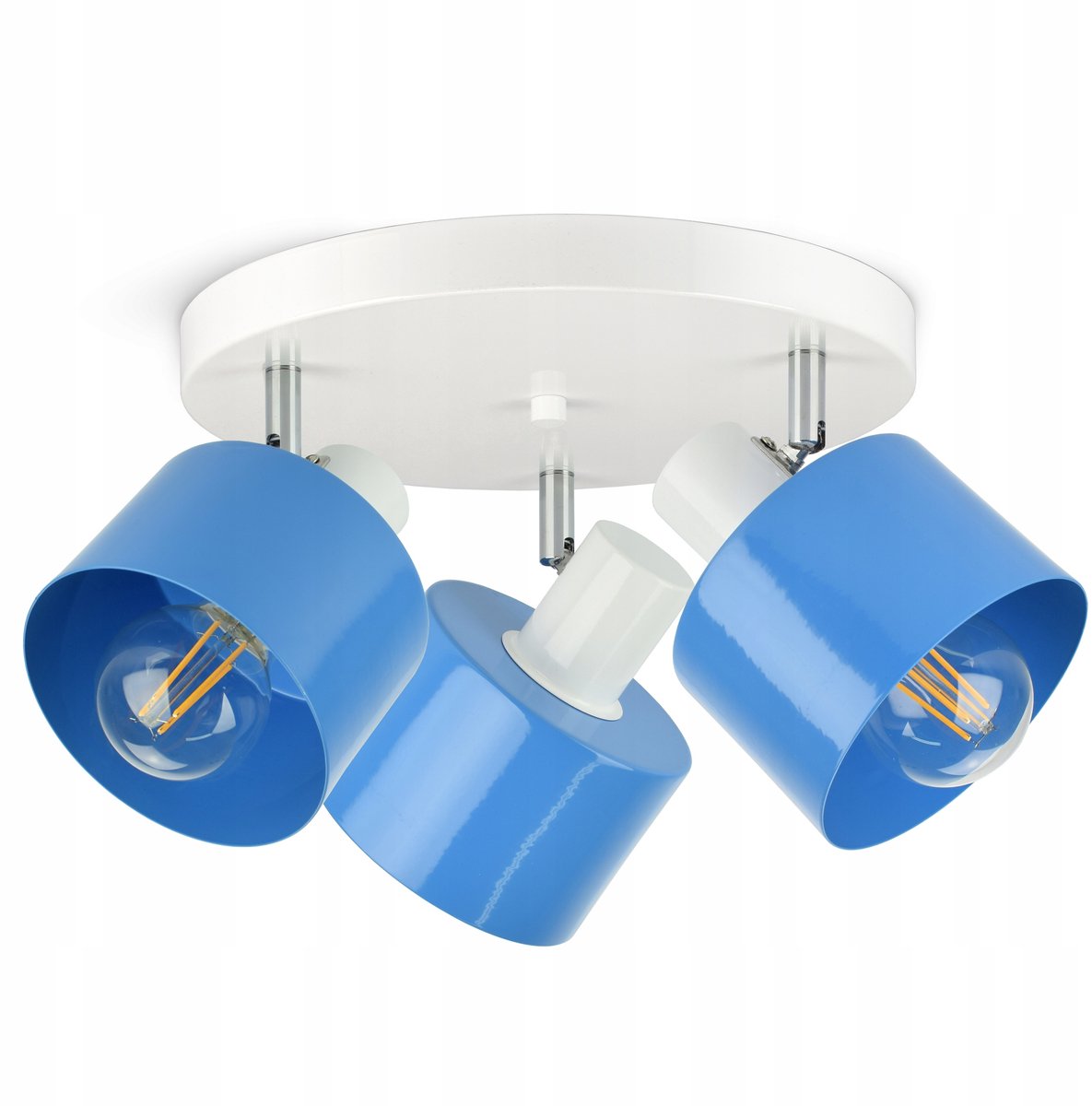 Merkloze Plafondlamp E27 - Blauw of Roze