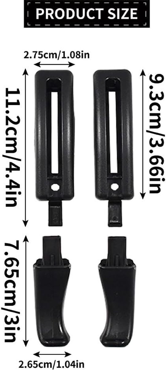 Zitting Verstelhendel Grips & Covers - Links & Rechts - Compatibel met Golf MK1 MK2 MK3, Jetta MK2, Scirocco MK2 - ShopVlot