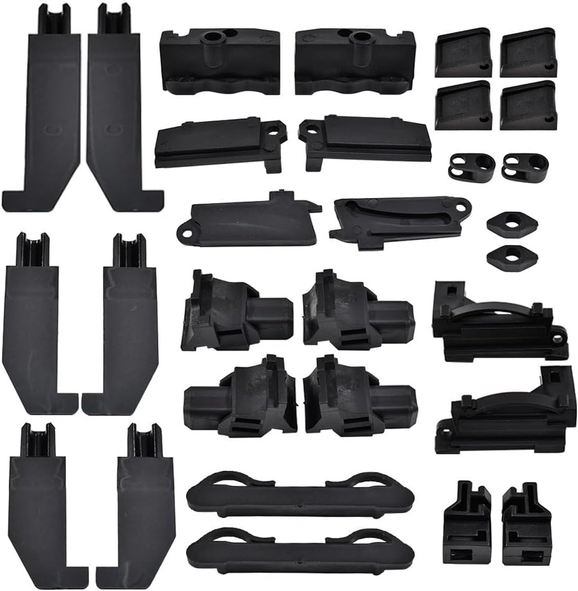 Repair kit voor hood - 30-delige set - Compatibel met FIAT 500 C Cabrio - Herstel van het dak - ShopVlot