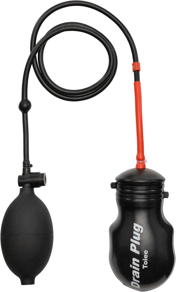 Afvoerplug 75 mm - afsluitbaar met ballon - voorkomt terugstroom van afvalwater - eenvoudig te installeren - ShopVlot