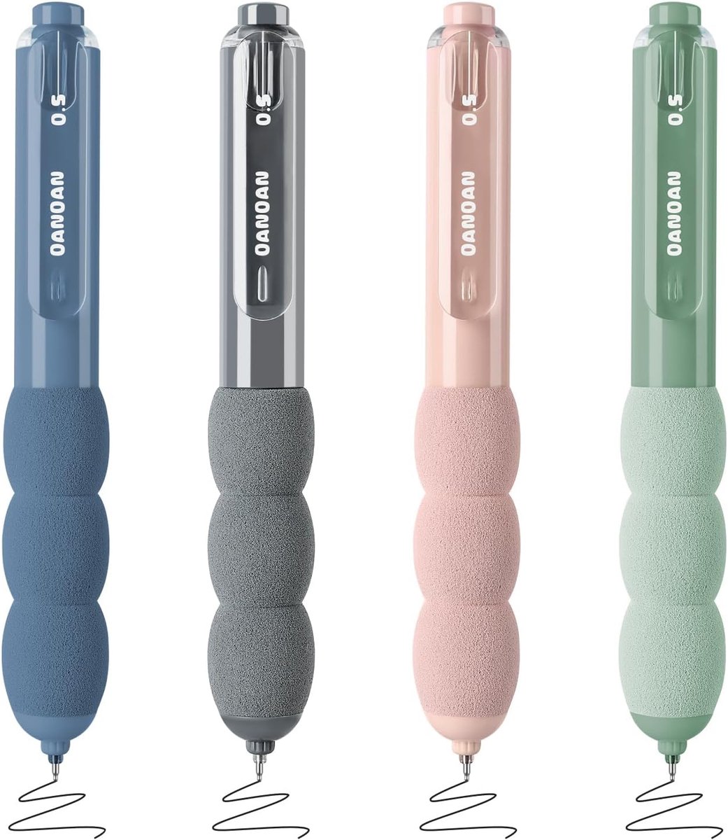 Gelpennen 0,5 mm - sneldrogende zwarte inkt - comfortabele grip - soepel schrijven voor school en kantoor - ShopVlot