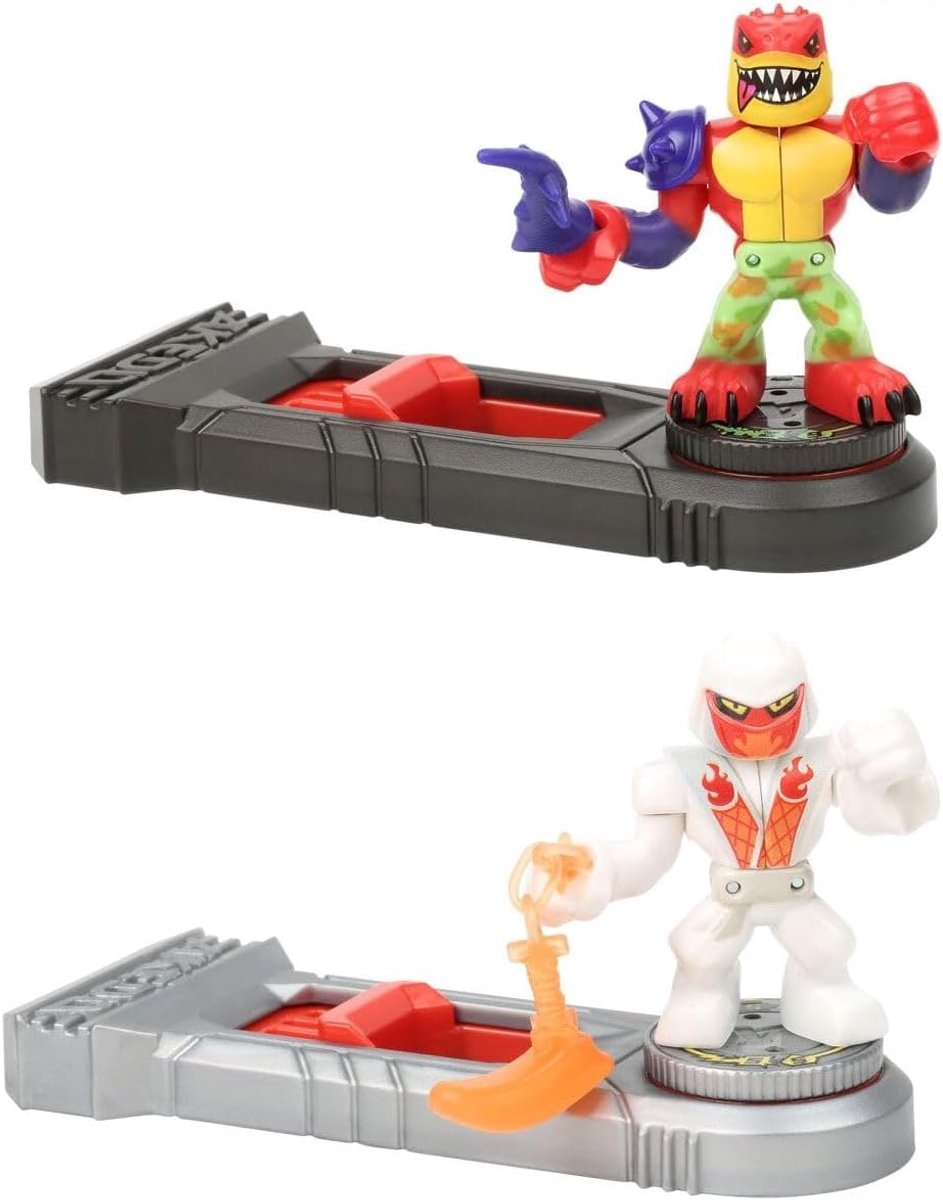 Mini actiefiguren - Akedo Ultimate Arcade Warriors Versus Pack - Tailwhip vs White Wraith - Strijd met vrienden - ShopVlot