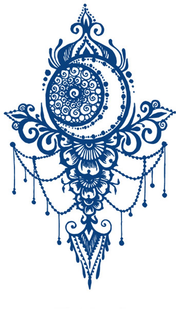 Tijdelijke tattoo Celestial Mandala Drop 2 weken