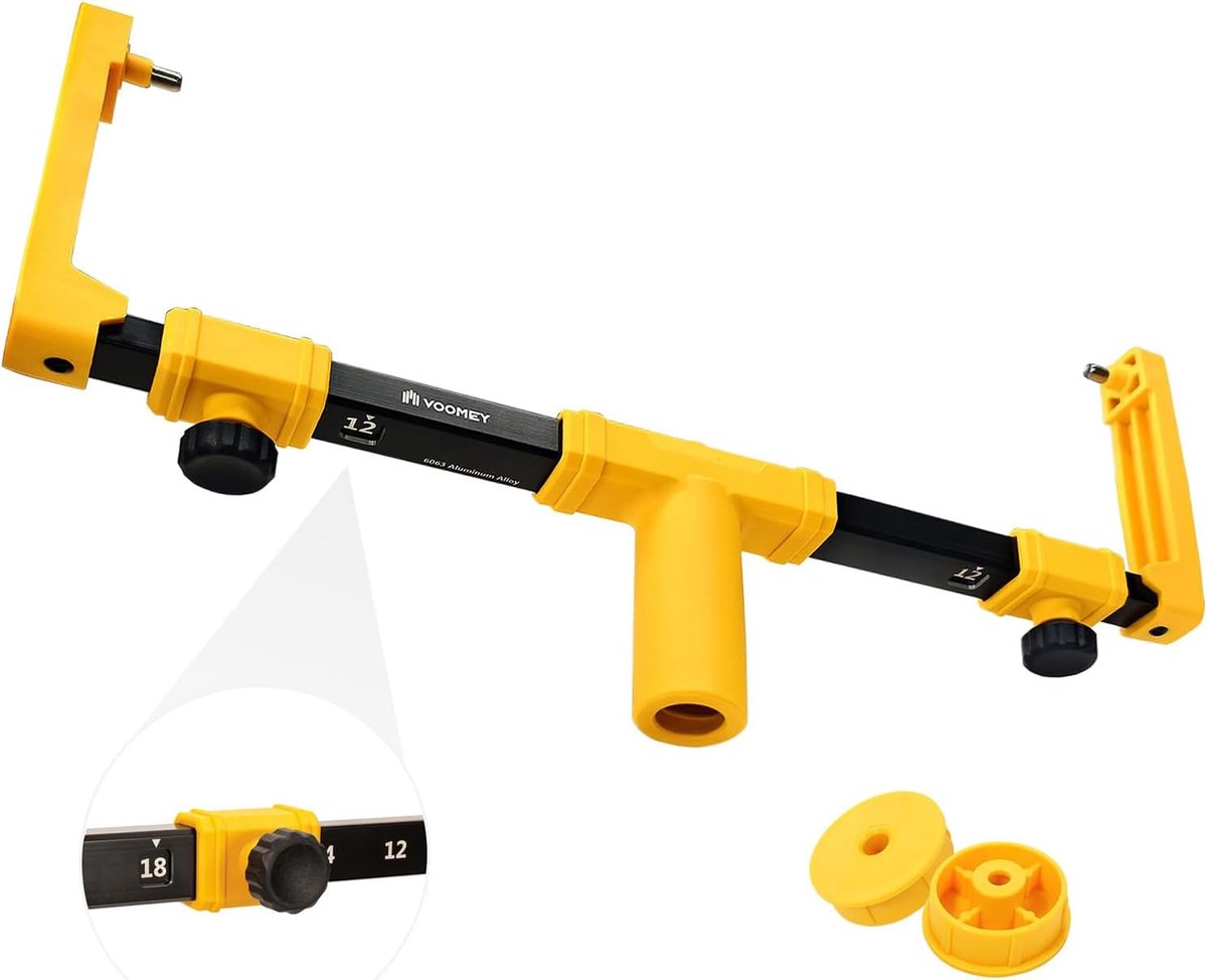 Verfroller frame 18" - verstelbaar 30-46 cm - geschikt voor standaard rolhoes - ideaal voor grote schilderprojecten - ShopVlot