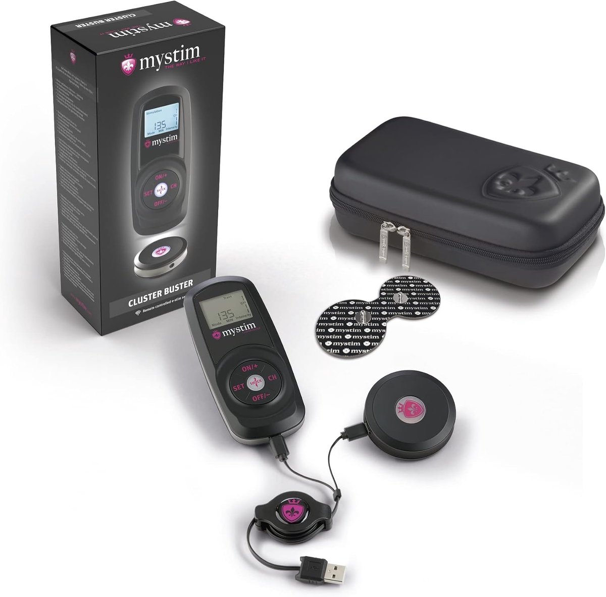 Stimulator apparaat - draadloos - zwart - bedien meerdere toys tegelijk - ShopVlot
